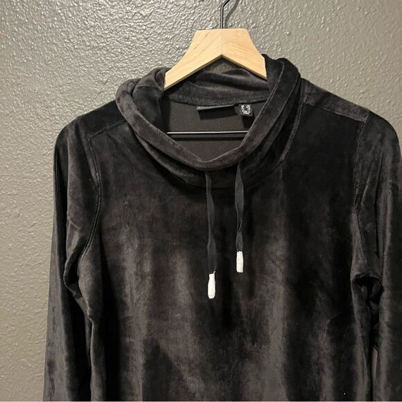 NWOT Susan Graver Weekend Petite PLUSHKNIT Funnel- Neck Tunic - Picture 2 of 10